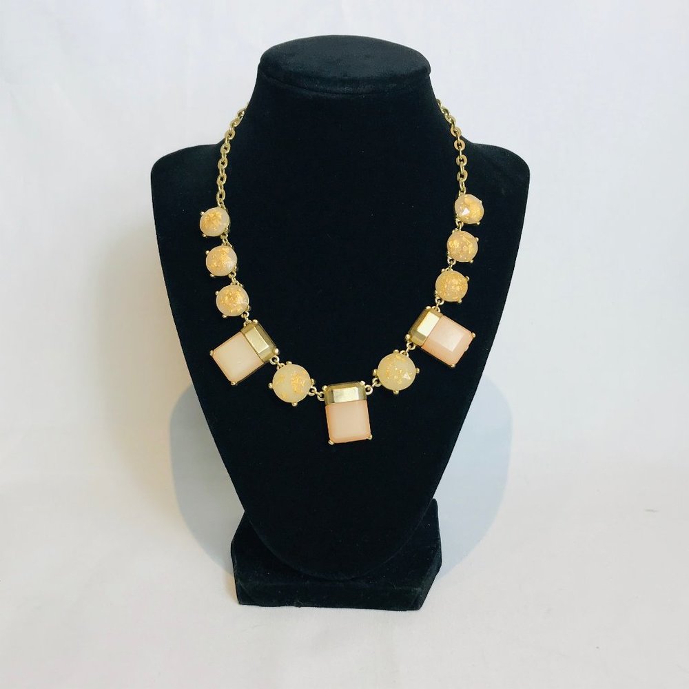J.Crew Beige & Gold Necklace #74